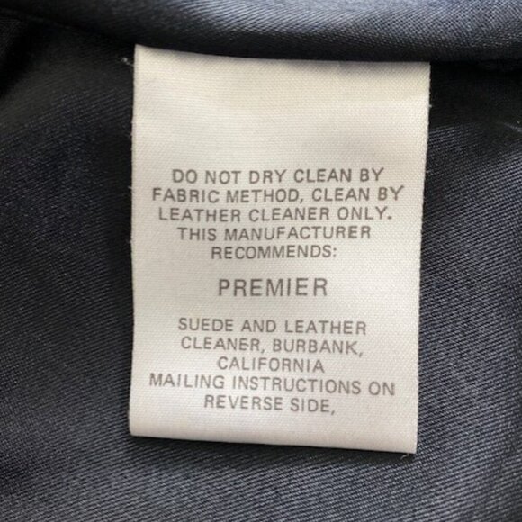 JOHN CARLISLE Black Leather Moto Jacket Coat Medium - Picture 14 of 14